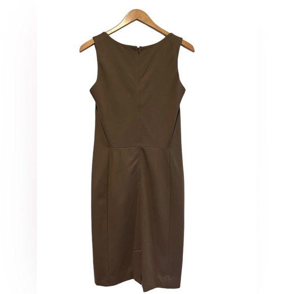 MM. LAFLEUR NWT Olive Green Rachel Sheath Dress Size 12 Bodycon Classic Bodycon - Picture 7 of 12